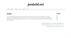 Desktop Screenshot of jseabold.net